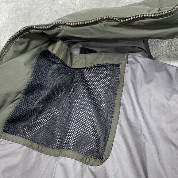 Eddie Bauer Down Puffer Vest Men XL Green Comfortable Sportsman Mock Neck Zip Up - Picture 4 of 14